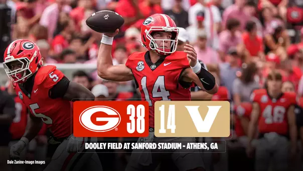 26FB Score - Georgia 38, Vanderbilt 14
