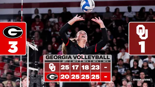 26VB Score - Georgia 3, Oklahoma 1