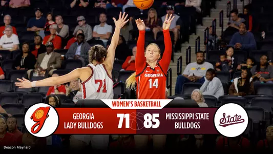 26WBB Score - Georgia 71, Mississippi State 85
