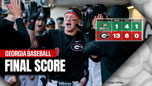 26BSB Score - Georgia 13, Wright State 1