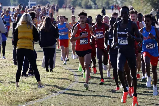 UGA runnerÕs com[ete in the SEC Cross Countrey CHampionshop, Friday, Oct. 31, 2025, in Knoxville, Tenn. (Wade Payne/www.wadepaynephoto.com)