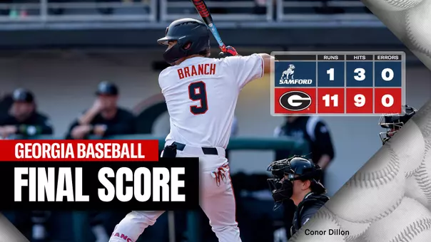 26BSB Score - Georgia 11, Samford 1
