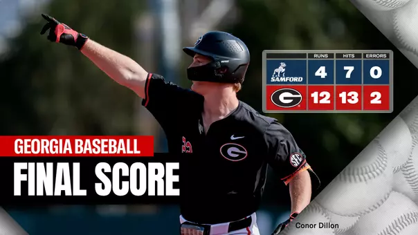 26BSB Score - Georgia 12, Samford 4