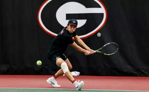 Derrick Chen against Florida on Feb. 23, 2026