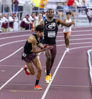 during the 2026 SEC Indoor Track and Field Championships at R.A. "Murray" Fasken '38 Indoor Stadium in College Station, Texas on Thursday, February 26, 2026. (Kirk Meche)