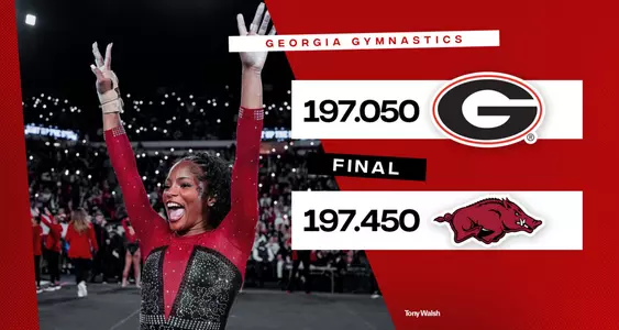26GYM Score - Georgia vs. Arkansas