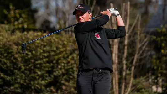 Karoline Tuttle plays in a practice round at Athens Country Club (photo by Tony Walsh).