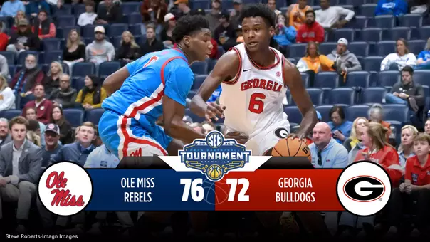 26MBB Score - Georgia 72, Ole Miss 76