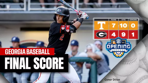 26BSB Score - Georgia 4, Tennessee 7
