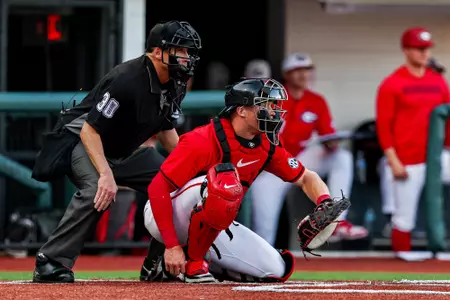 Georgia catcher and outfielder Daniel Jackson (3) during Georgia’s game against Tennessee at Foley Field in Athens, Ga., on Saturday, March 14, 2026. (Conor Dillon/UGAAA)