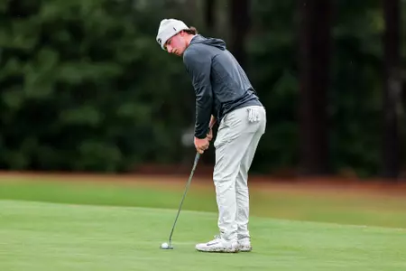 During the Southern Intercollegiate at Athens Country Club in Athens, Ga., on Monday, March 16, 2026. (Conor Dillon/UGAAA)