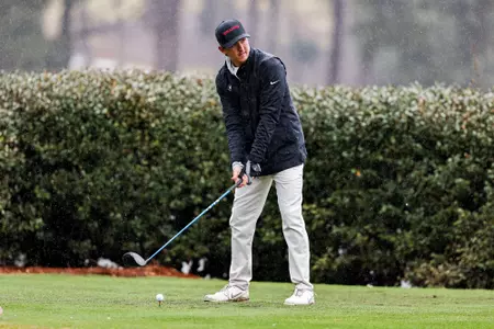 During the Southern Intercollegiate at Athens Country Club in Athens, Ga., on Monday, March 16, 2026. (Conor Dillon/UGAAA)