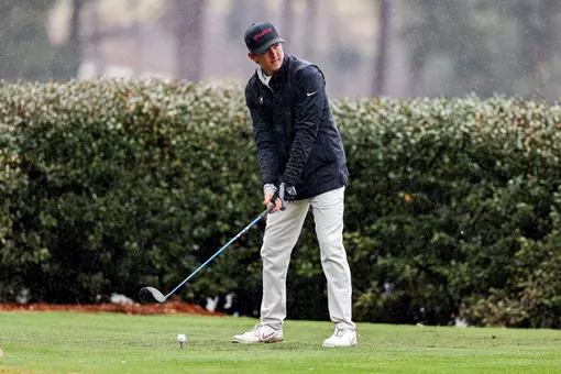During the Southern Intercollegiate at Athens Country Club in Athens, Ga., on Monday, March 16, 2026. (Conor Dillon/UGAAA)