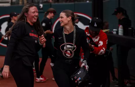 Senior Natalie Ray during a game against Mercer at the Jack Turner Stadium in Athens, Ga. on Wednesday, March 25, 2026.