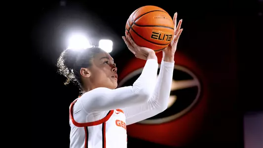 Georgia guard Savannah Henderson (2) during Georgia’s game against North Florida at Stegeman Coliseum in Athens, Ga., on Thursday, Nov. 20, 2025.