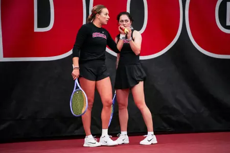 Anastasiia Lopata and Patricija Paukstyte