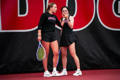 Anastasiia Lopata and Patricija Paukstyte