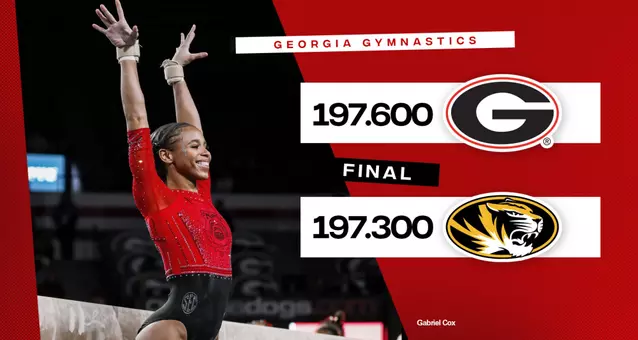 26GYM Final Score - Georgia vs. Missouri