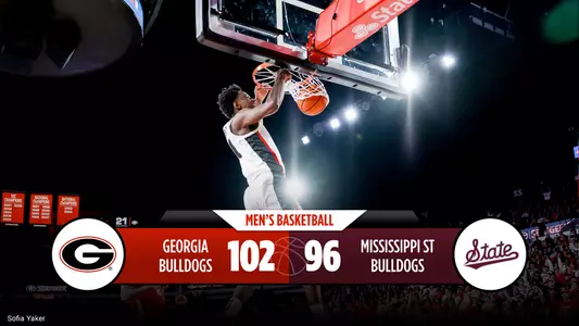26MBB Score - Georgia 102, Mississippi State 96
