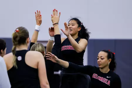 Emma Dong celebrates win