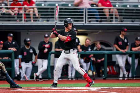 Georgia utility player Henry Allen (22) during Georgia’s game against Queens at Foley Field in Athens, Ga., on Friday, March 6, 2026. (Conor Dillon/UGAAA)