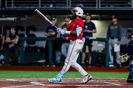Georgia infielder and outfielder Tre Phelps (1) during Georgia’s game against Queens at Foley Field in Athens, Ga., on Saturday, March 7, 2026. (Conor Dillon/UGAAA)