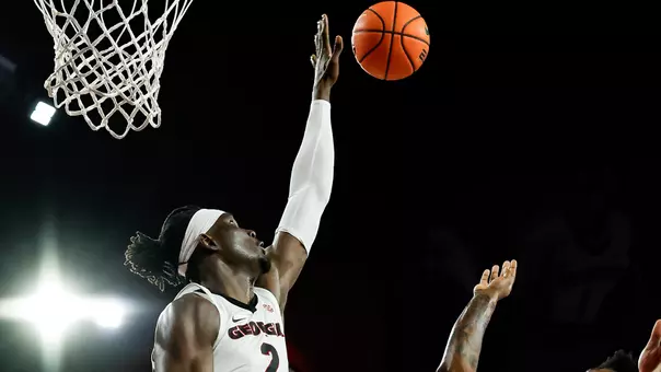 Somto Cyril block vs Ole Miss (photo by Jackson Bramlett).