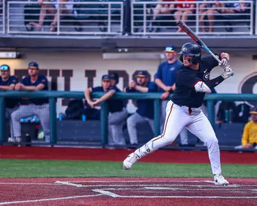 Georgia infielder Michael O'Shaughnessy (4) during Georgia’s game against Eastern Tennessee State University at Foley Field in Athens, Ga., on Tues., 14, 2026. (Ethan Levine/UGAAA)