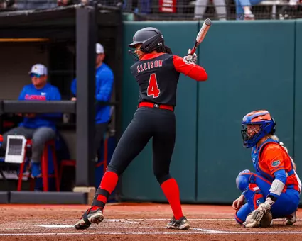 Senior Tyler Ellison during a game against Florida on Saturday, May 2, 2026 at the Jack Turner Stadium in Athens, Georgia.