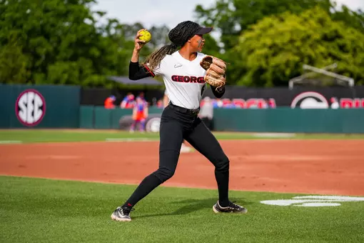 Freshman Brooke Smith during a game against Florida at the Jack Turner Stadium on April 30, 2026.