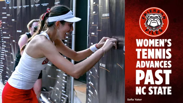 26WTE Frieson Files - Women's Tennis Advances past NC State