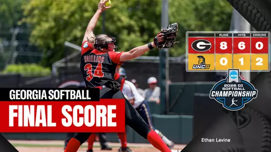 26SB Score - NCAA Regionals - Georgia 8, UNC Greensboro 0