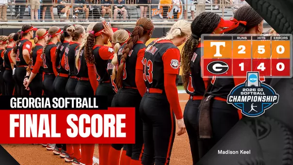 26SB Score - NCAA Super Regional - Georgia 1, Tennessee 2