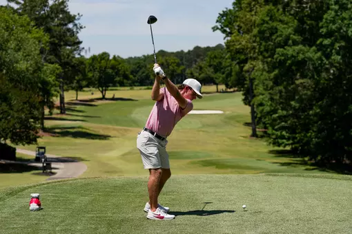 Georgia golfer Grayson Wood during the Athens regional of the 2026 NCAA Divison I Men’s Golf Championship at the UGA Golf Course in Athens, Ga., on Tuesday, May 19, 2026. (Tony Walsh/UGAAA)