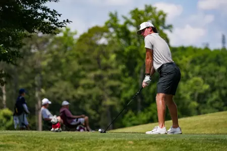 Georgia golfer Grayson Wood during the Athens regional of the 2026 NCAA Divison I Men’s Golf Championship at the UGA Golf Course in Athens, Ga., on Wednesday, May 20, 2026. (Tony Walsh/UGAAA)