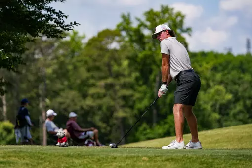 Georgia golfer Grayson Wood during the Athens regional of the 2026 NCAA Divison I Men’s Golf Championship at the UGA Golf Course in Athens, Ga., on Wednesday, May 20, 2026. (Tony Walsh/UGAAA)
