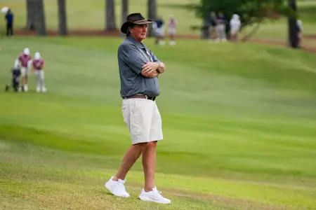 Georgia head coach Chris Haack during the Athens regional of the 2026 NCAA Divison I Men’s Golf Championship at the UGA Golf Course in Athens, Ga., on Wednesday, May 20, 2026. (Tony Walsh/UGAAA)