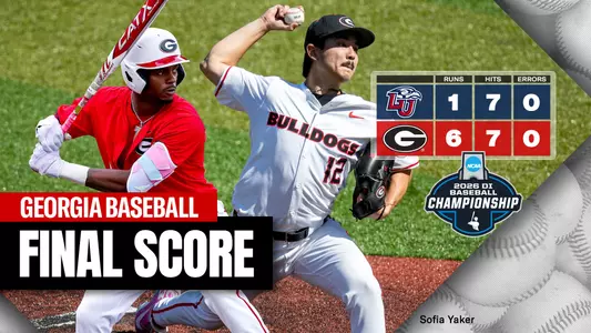 26BSB Score - NCAA Regional - Georgia 6, Liberty 1