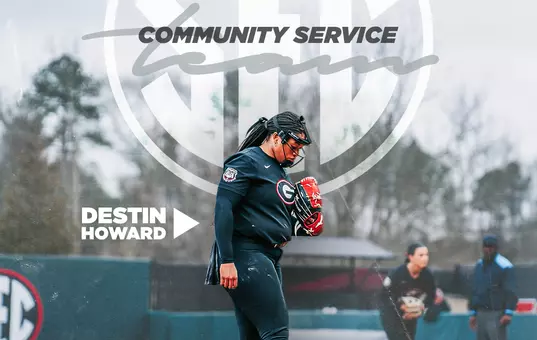 Destin Howard SEC Community Service Team