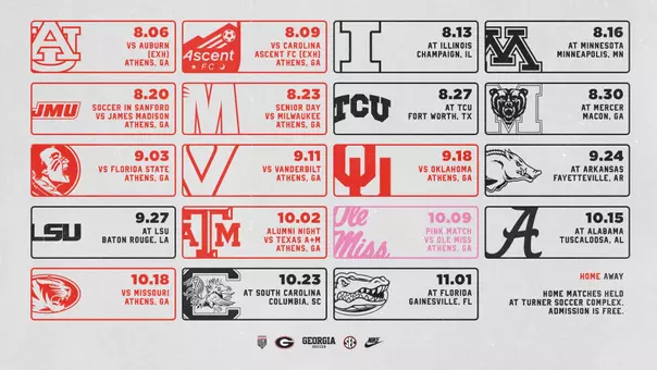 2026 Georgia Soccer Schedule