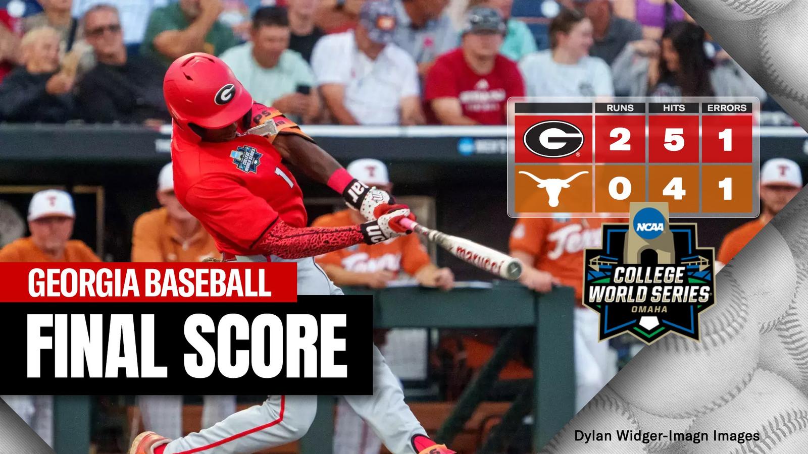 26BSB Score - CWS - Georgia 2, Texas 0