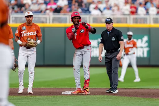 Tre Phelps after go-ahead RBI-double vs Texas