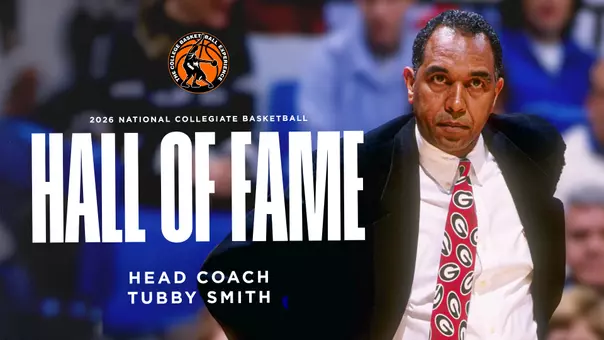 Tubby Smith Collegiate Basketball Hall of Fame graphic.