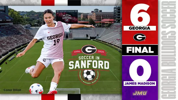 26SOC Score - Georgia 6, James Madison 0