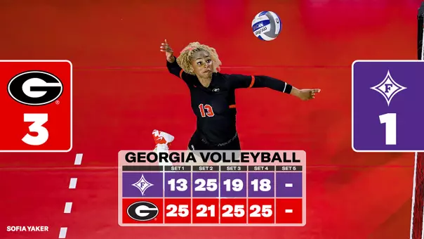 26VB Score - Georgia 3, Furman 1