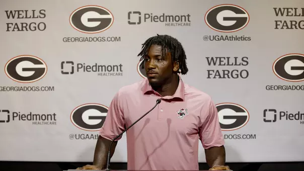 Nate Frazier speaking at Pre-Tennessee State Press Conference