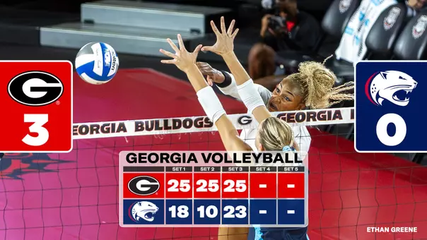 26VB Score - Georgia 3, South Alabama 0