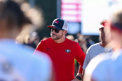 Dr. Dylan Firsick with the Georgia soccer team during a game against Kennesaw State at the Turner Soccer Complex in Athens, Georgia on August 24, 2025.