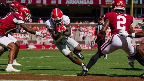 26FB Nate Frazier scores vs. Arkansas