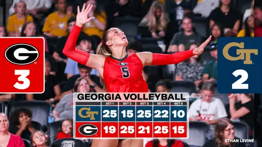 26VB Score - Georgia 3, Georgia Tech 2